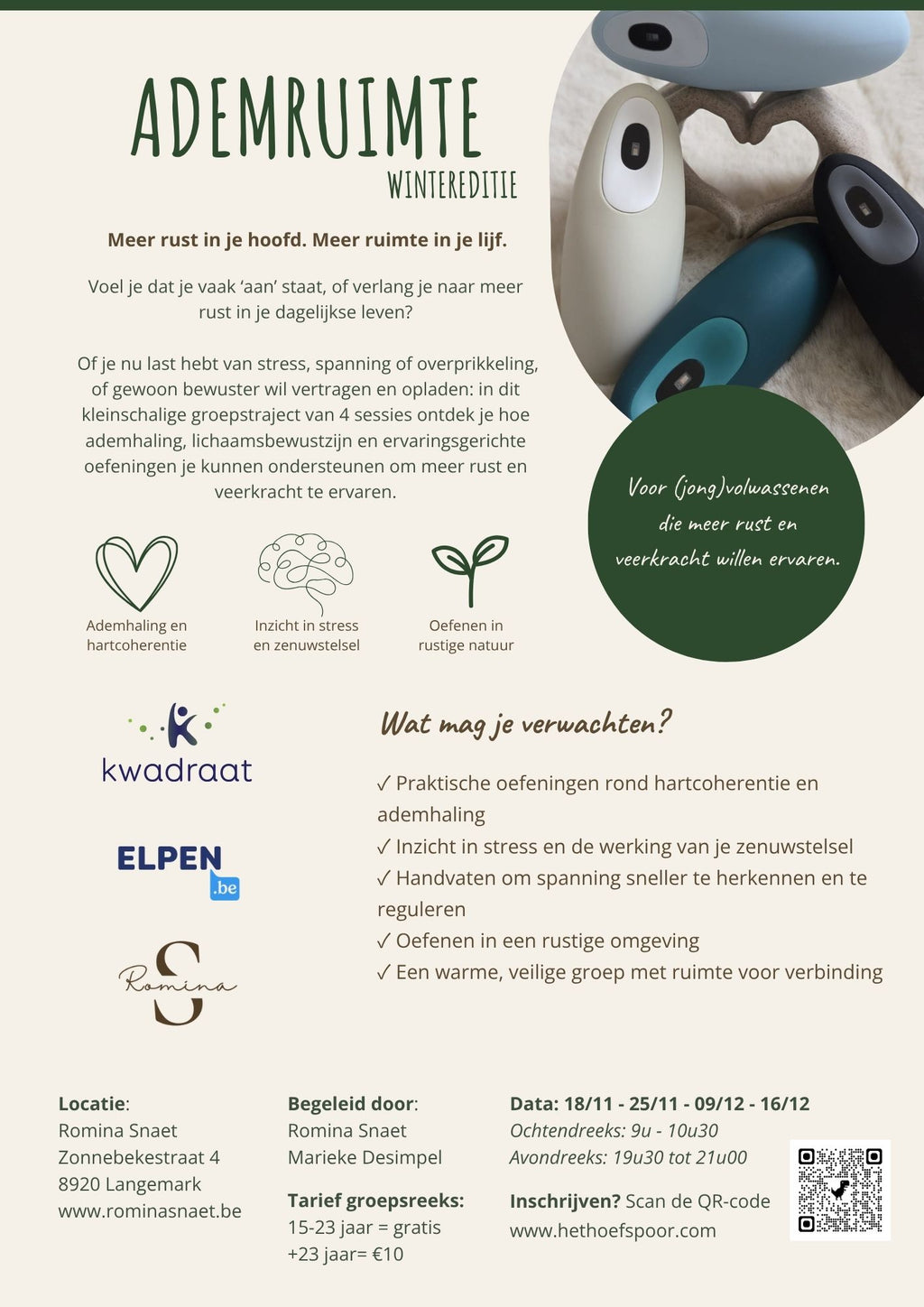 Ademruimte wintereditie (avondreeks)