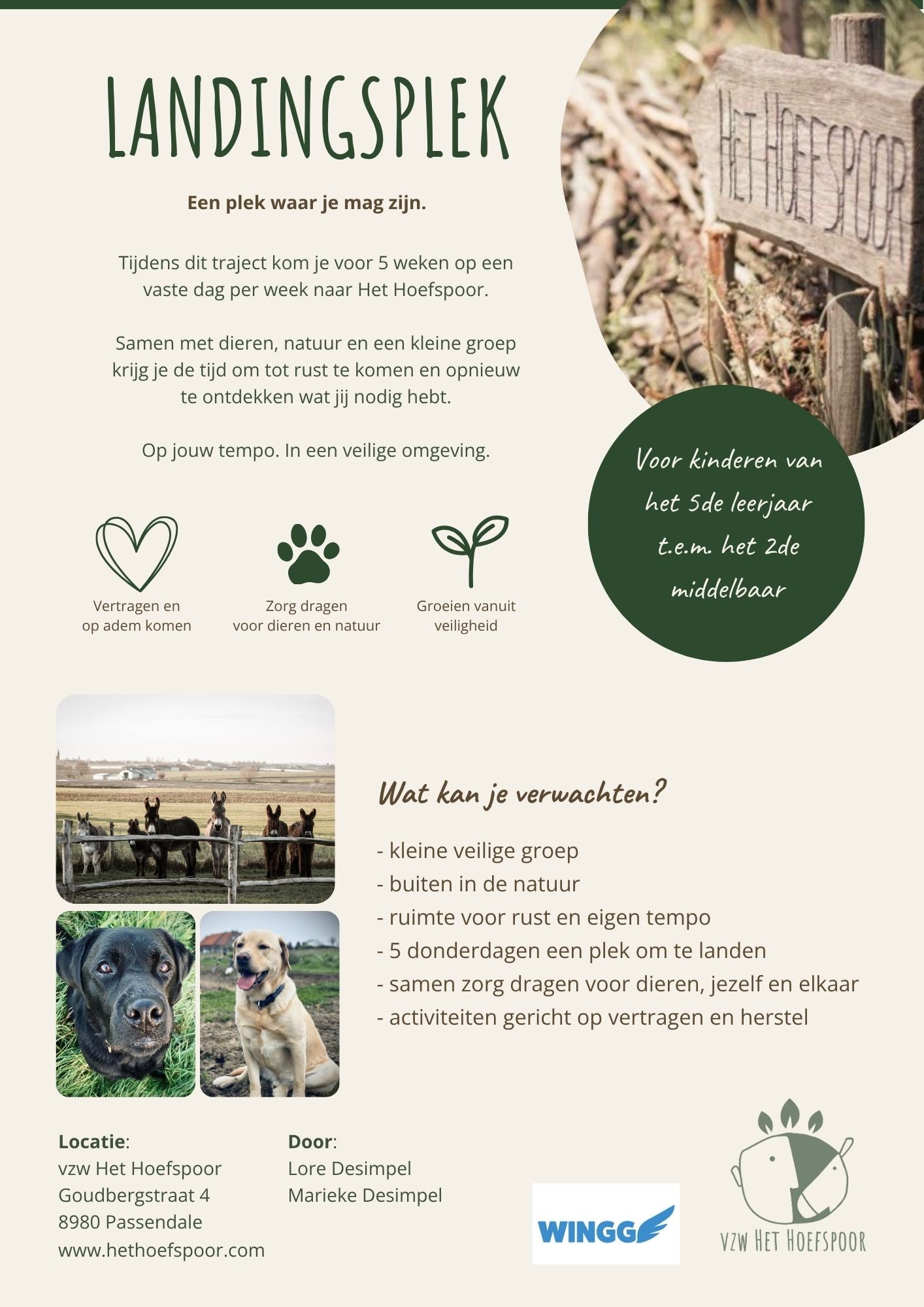 Landingsplek (5de lj tot 2de middelbaar)